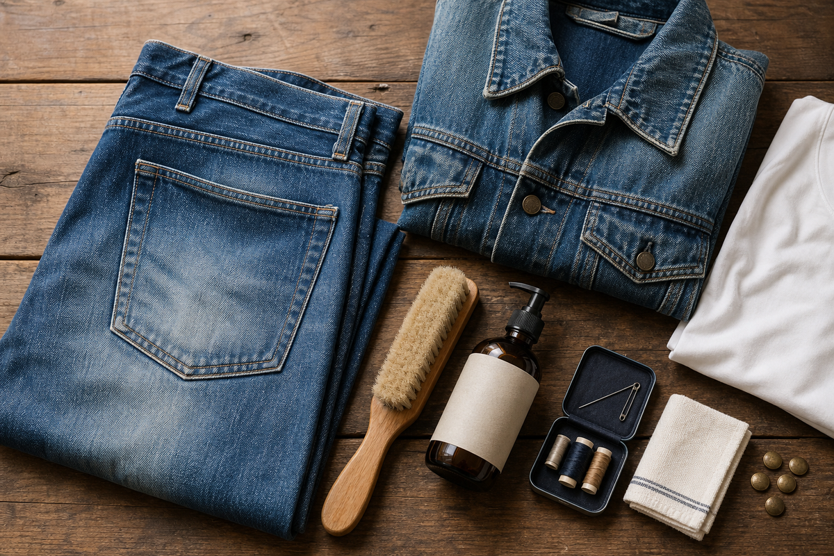 Vintage Denim Care Guide UK: How to Wash, Store and Repair Jeans