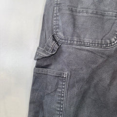 Carhartt Relaxed Fit Carpenter Work Shorts Grey W34 Utility Canvas Vintage