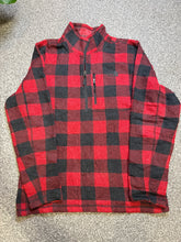 The North Face Men’s 1/4 Zip Pullover – Checkered Lumberjack Style