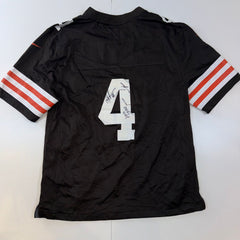 Nike NFL Cleveland Browns #4 Jersey – Autographed – Size Large