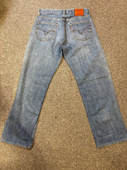 Levi’s Women’s 503 Wide Leg Blue Jeans – P442