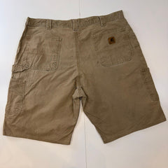 Vintage Carhartt Cargo Shorts Beige Relaxed Fit Utility Workwear Men’s W40