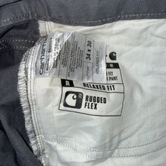 Carhartt Rugged Flex Relaxed Fit Work Shorts – Grey – W34