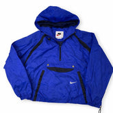 Nike Vintage Blue Pullover Windbreaker Jacket
