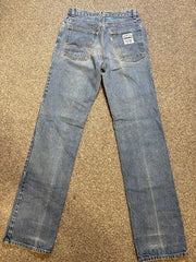 Levi’s Women’s Vintage White Tab Embroidered Logo Blue Jeans – P397