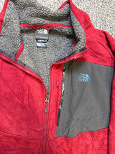 The North Face Men’s Red Fleece Jacket with Sherpa Interior – P551