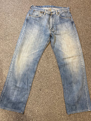 Levi’s Women’s 503 Wide Leg Blue Jeans – P442