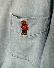 Vintage White UK Ralph Lauren Denim Button up Shirt