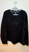 Vintage Calvin Klein Sherpa Teddy Bear Crew Neck Pullover