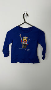 Vintage Ralph Lauren Polo Bear Cotton Long Sleeve T-Shirt
