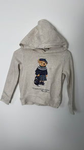Vintage Ralph Lauren Polo Bear Grey Hoodie