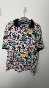 Vintage Ralph Lauren Polo Surfing Bear on Beach T-Shirt