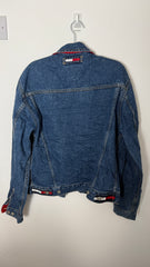 Vintage Tommy Hilfiger Blue Denim Red Constrast Trucker Jacket