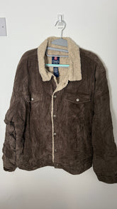 Vintage Chaps Corduroy Sherpa Linning