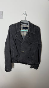 Vintage Double Breasted Burberry Denim Jacket