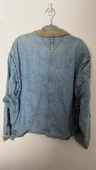 Vinatge y2k Tommy Hilfiger Denim Jacket Trucker Distressed Jeans