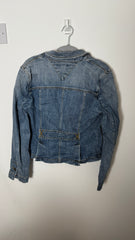 Vintage y2k Tommy Hilfiger Demin Jacket with embrodiary pockets