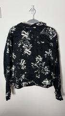 Vintage Floral Chaps Jacket White UK Retro