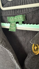 Lauren by Ralph Lauren Button Up Cardigan - Black