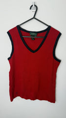 Lauren by Ralph Lauren Red Vest