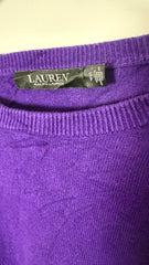 Lauren by Ralph Lauren Long Sleeved Puff Sleeve - Purple