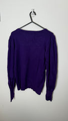 Lauren by Ralph Lauren Long Sleeved Puff Sleeve - Purple