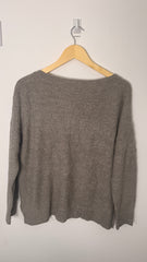 Lauren by Ralph Lauren knitted grey jumper