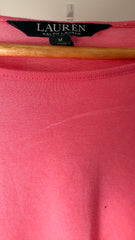 Lauren by Ralph Lauren Hot Pink Cold shoulder top