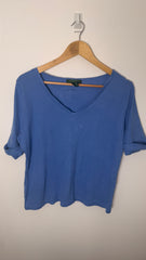 Lauren by Ralph Lauren V-Neck T-Shirt - Blue