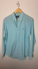 Ralph Lauren Polo Shirt Blue and White Striped