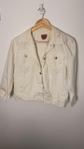 Chaps Cream Denim Jacket