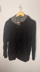 Lauren by Ralph Lauren 100% Cotton Hooded Jacket - Black