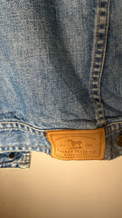 Lauren by Ralph Lauren Blue Denim Jacket with Bedazzled Belt