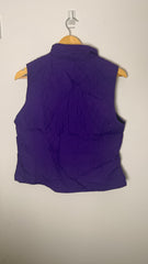 Lauren by Ralph Lauren Purple Quilted Vest