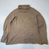 L.L.Bean Beige Roll Neck Knit Sweater