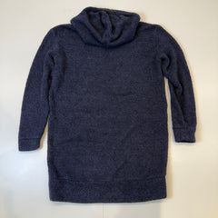 Calvin Klein Grey Teddy Fleece Hoodie Dress