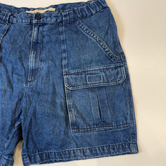 Savane Blue Denim Cargo Shorts