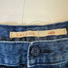 Savane Blue Denim Cargo Shorts