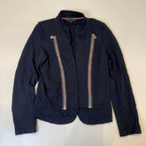 Tommy Hilfiger Navy Zip Detail Jacket