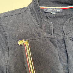 Tommy Hilfiger Navy Zip Detail Jacket