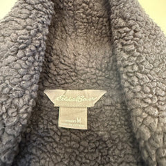 Eddie Bauer Grey Sherpa Lined Cardigan