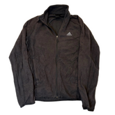 Adidas Black Zip-Up Fleece Jacket