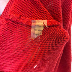 Calvin Klein Knit Roll Neck Dress – Red