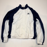 Adidas Lightweight Track Jacket – White/Navy