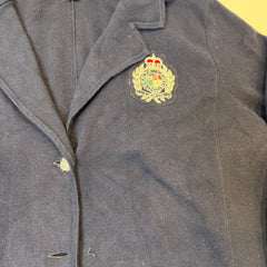 Lauren Ralph Lauren Crest Knit Blazer Navy