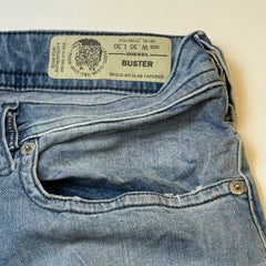 Diesel Buster Light Wash Slim Tapered Jeans