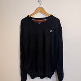 Tommy Hilfiger Ski Doo Collab V-Neck Black Jumper