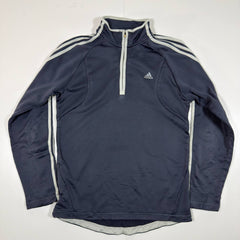 Adidas Quarter Zip Navy Sweatshirt