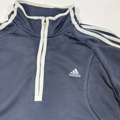 Adidas Quarter Zip Navy Sweatshirt