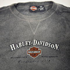 Harley-Davidson Grey Fleece Sweatshirt